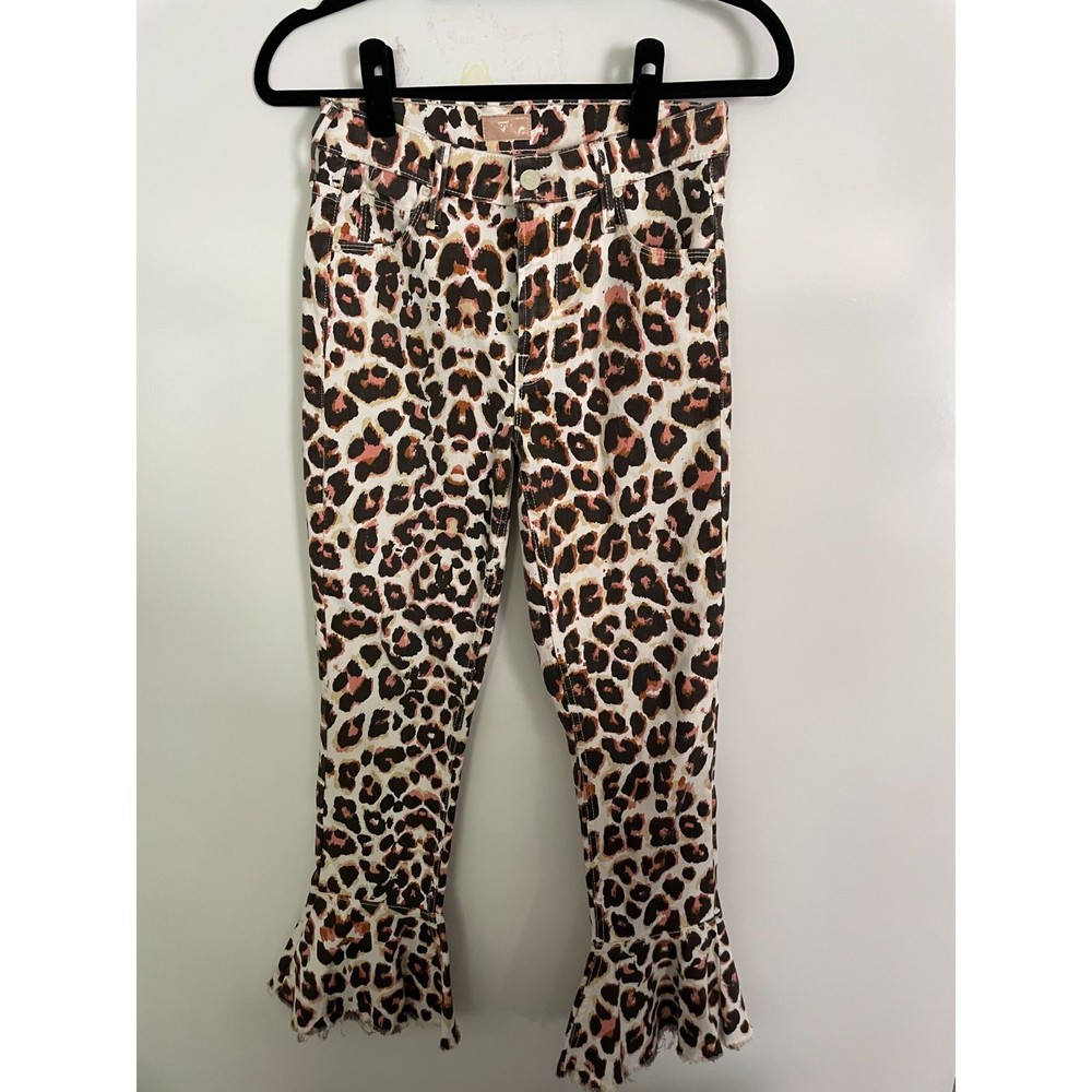 Mother The Cha Cha Fray Touch of The Tiger Jeans Size Woman 26 - Picture 3 of 6